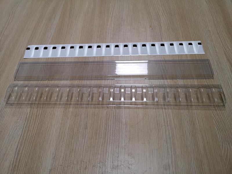 LED燈具吸塑包裝透明PET和白色PET